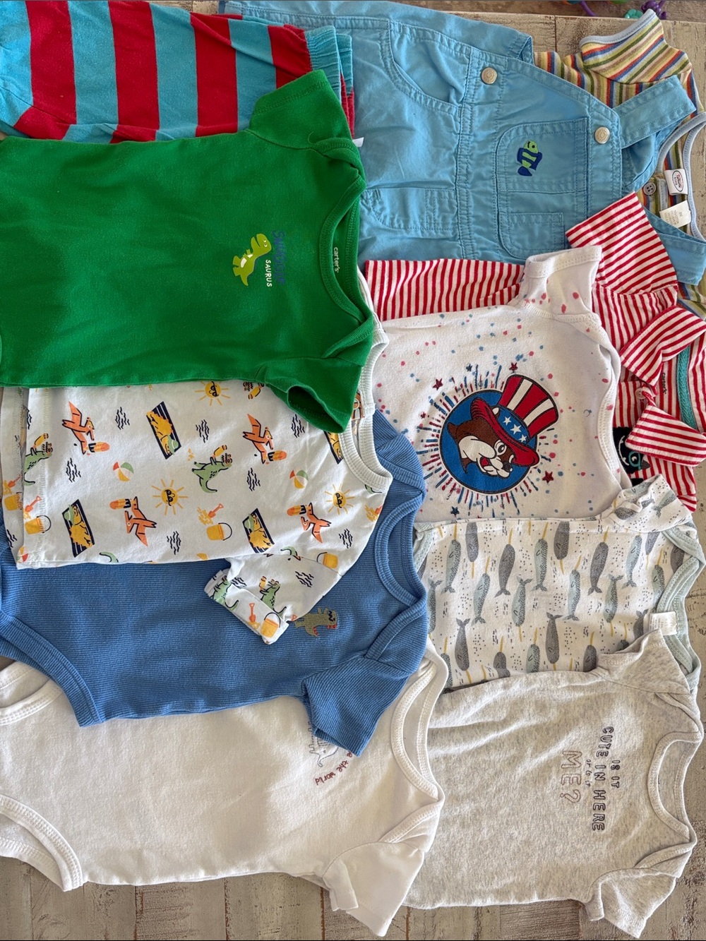 Carter’s 11 Piece Bundle of 3-6 Months Baby Boy Clothes